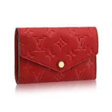 L Vuitton M60735 Compact Curieuse Wallet Monogram Empreinte Leather