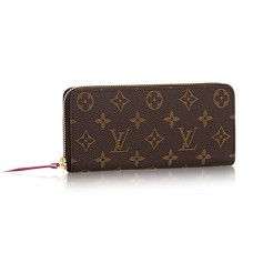 L Vuitton M60742 Clemence Wallet Monogram Canvas