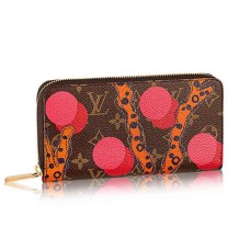 L Vuitton M60927 Zippy Illustre Wallet Monogram Canvas