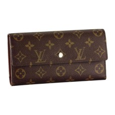 L Vuitton M61217 Porte Tresor International Wallet Monogram Canvas
