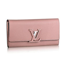 L Vuitton M61250 Capucines Wallet Taurillon Leather