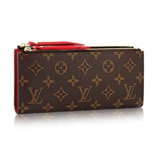 L Vuitton M61287 Adele Wallet Monogram Canvas