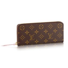 L Vuitton M61298 Clemence Wallet Monogram Canvas L Vuitton M61298 Clemence Wallet Monogram Canvas