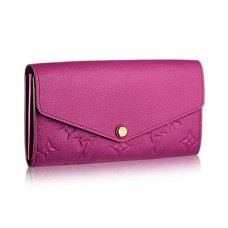 L Vuitton M61411 Sarah Wallet Monogram Empreinte Leather