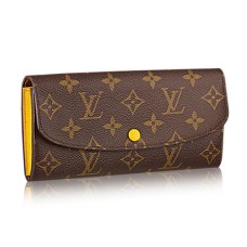 L Vuitton M61535 Emilie Wallet Monogram Canvas