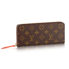 L Vuitton M61536 Clemence Wallet Monogram Canvas L Vuitton M61536 Clemence Wallet Monogram Canvas