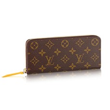 L Vuitton M61537 Clemence Wallet Monogram Canvas