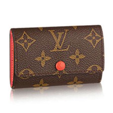 L Vuitton M61538 6 Key Holder Monogram Canvas