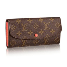L Vuitton M61578 Emilie Wallet Monogram Canvas