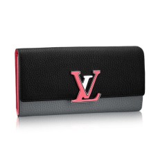 L Vuitton M62128 Capucines Wallet Taurillon Leather