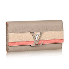 L Vuitton M62132 Capucines Wallet Taurillon Leather
