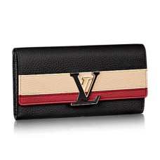 L Vuitton M62133 Capucines Wallet Taurillon Leather