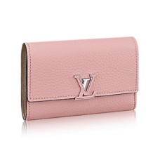 L Vuitton M62156 Capucines Compact Wallet Taurillon Leather