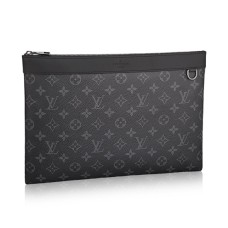 L Vuitton M62291 Pochette Apollo Monogram Eclipse Canvas