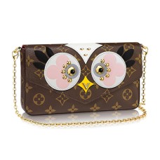 L Vuitton M62415 Pochette Felicie Chain Wallet Monogram Canvas