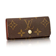 L Vuitton M62631 4 Key Holder Monogram Canvas