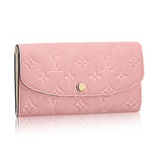 L Vuitton M64084 Emilie Wallet Monogram Empreinte Leather
