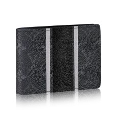L Vuitton M64439 Multiple Wallet Monogram Eclipse Canvas L Vuitton M64439 Multiple Wallet Monogram Eclipse Canvas