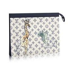 L Vuitton M66649 Pochette Voyage GM Monogram Coated Canvas