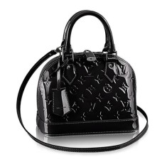 L Vuitton M90063 Alma BB Tote Bag Monogram Vernis