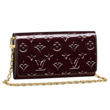 L Vuitton M90088 Chain Wallet Monogram Vernis