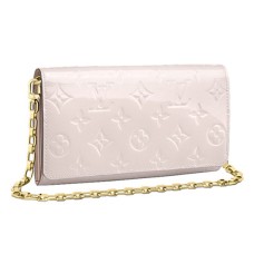 L Vuitton M90090 Chain Wallet Monogram Vernis