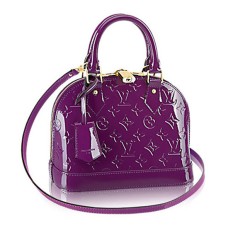 L Vuitton M90102 Alma BB Tote Bag Monogram Vernis