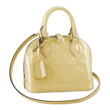 L Vuitton M90104 Alma BB Tote Bag Monogram Vernis