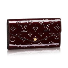 L Vuitton M90152 Sarah Wallet Monogram Vernis