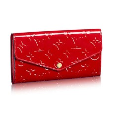 L Vuitton M90208 Sarah Wallet Monogram Vernis