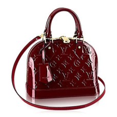 L Vuitton M90231 Alma BB Tote Bag Monogram Vernis