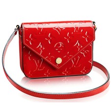 L Vuitton M90282 Mini Sac Lucie Crossbody Bag Monogram Vernis