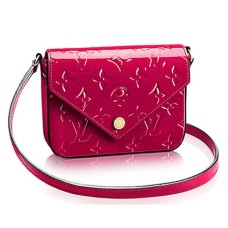 L Vuitton M90285 Mini Sac Lucie Crossbody Bag Monogram Vernis