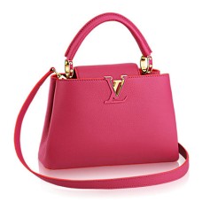 L Vuitton M90294 Capucines BB Tote Bag Taurillon Leather