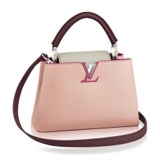L Vuitton M90939 Capucines BB Tote Bag Taurillon Leather