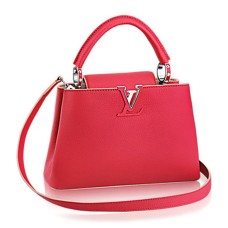 L Vuitton M90940 Capucines BB Tote Bag Taurillon Leather