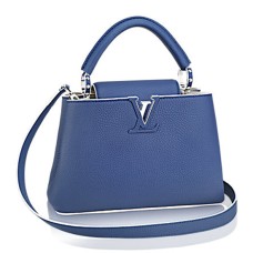 L Vuitton M90941 Capucines BB Tote Bag Taurillon Leather