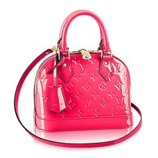 L Vuitton M90976 Alma BB Tote Bag Monogram Vernis