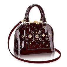 L Vuitton M90988 Alma BB Tote Bag Monogram Vernis
