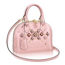L Vuitton M90989 Alma BB Tote Bag Monogram Vernis