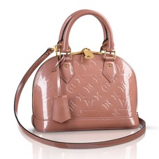 L Vuitton M91585 Alma BB Tote Bag Monogram Vernis
