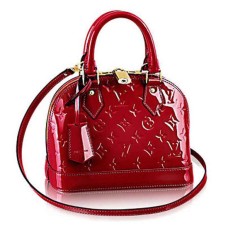 L Vuitton M91606 Alma BB Tote Bag Monogram Vernis