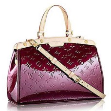 L Vuitton M91690 Brea MM Tote Bag Monogram Vernis