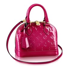 L Vuitton M91771 Alma BB Tote Bag Monogram Vernis