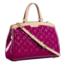 L Vuitton M91798 Brea MM Tote Bag Monogram Vernis