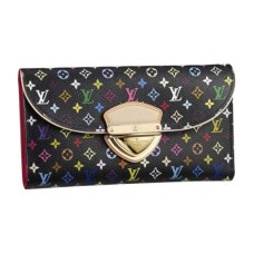 L Vuitton M93738 Eugenie Wallet Monogram Multicolore Canvas