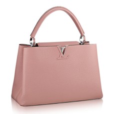 L Vuitton M94471 Capucines MM Tote Bag Taurillon Leather