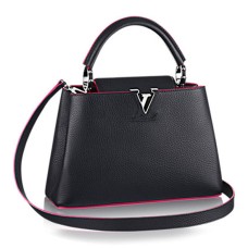L Vuitton M94517 Capucines BB Tote Bag Taurillon Leather