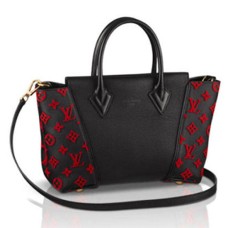 L Vuitton M94608 W BB Tote Bag Monogram Velours Veau Cachemire Magnolia Leather
