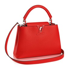 L Vuitton M94636 Capucines BB Tote Bag Taurillon Leather